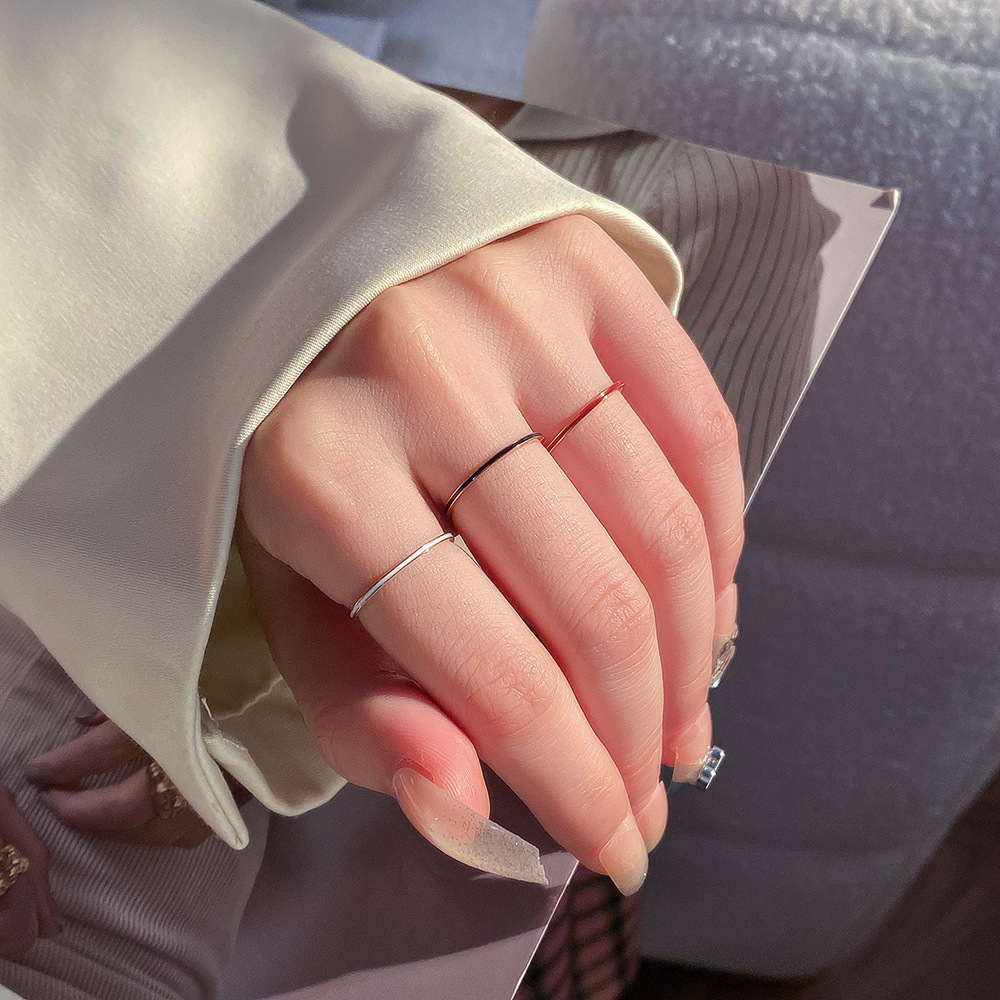 Wedding Zone - التيتانيوم الصلب ارتفع الذهب اللون 1