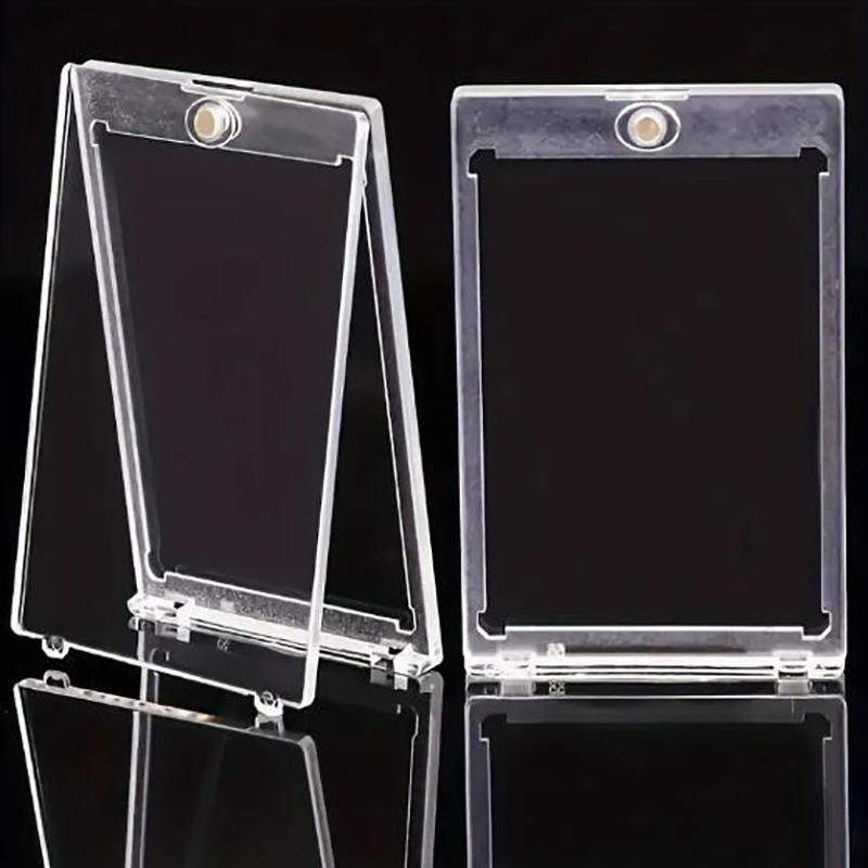 Place Card Holder - حامل بطاقات شفاف لدعم بطاقة التداول،
