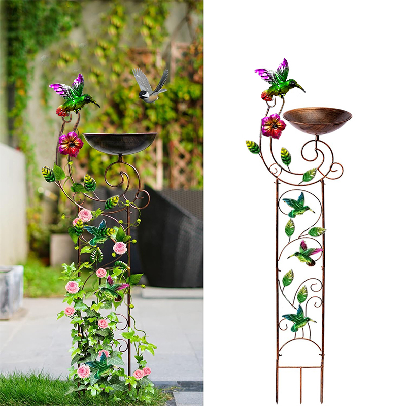 حمام الطيور المعدني في الهواء  - مراجعة Wedding Fountain وسعره