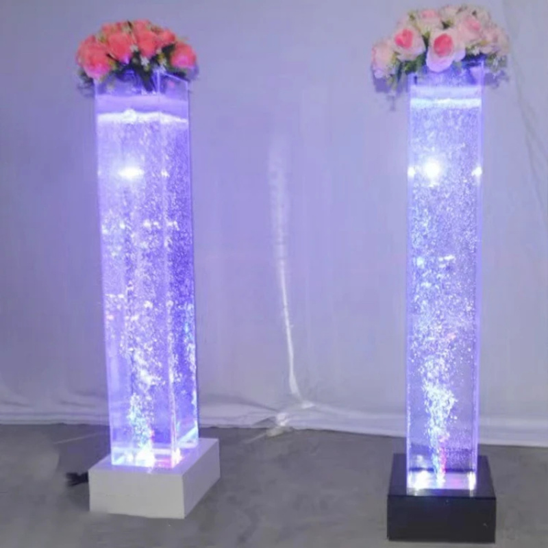 عمود فقاعات راقصة مخصص من الأك - مراجعة Wedding Fountain وسعره