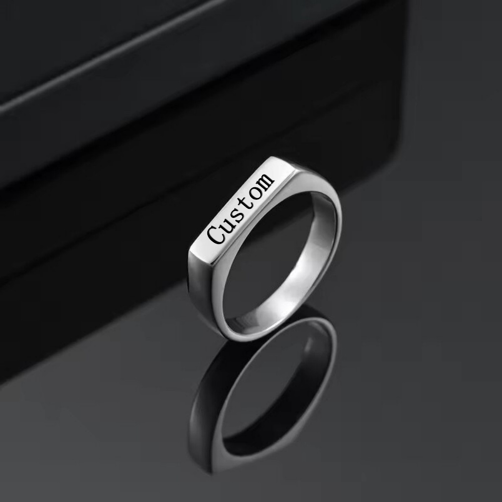 خاتم مخصص منقوش بالاسم والصورة - مراجعة Wedding Zone وسعره