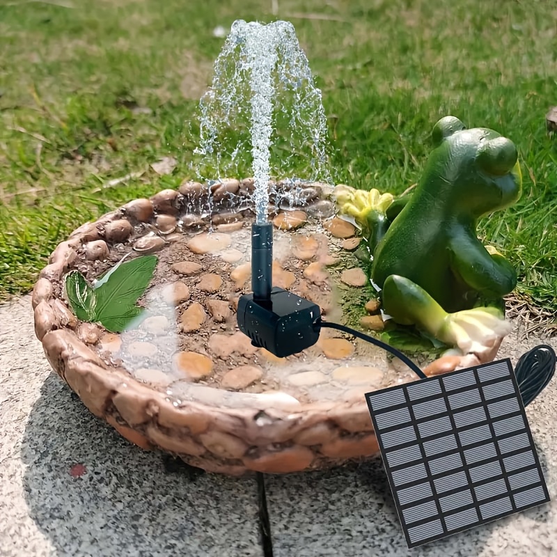 نافورة شمسية مع 6 فوهات - مضخة - مراجعة Wedding Fountain وسعره