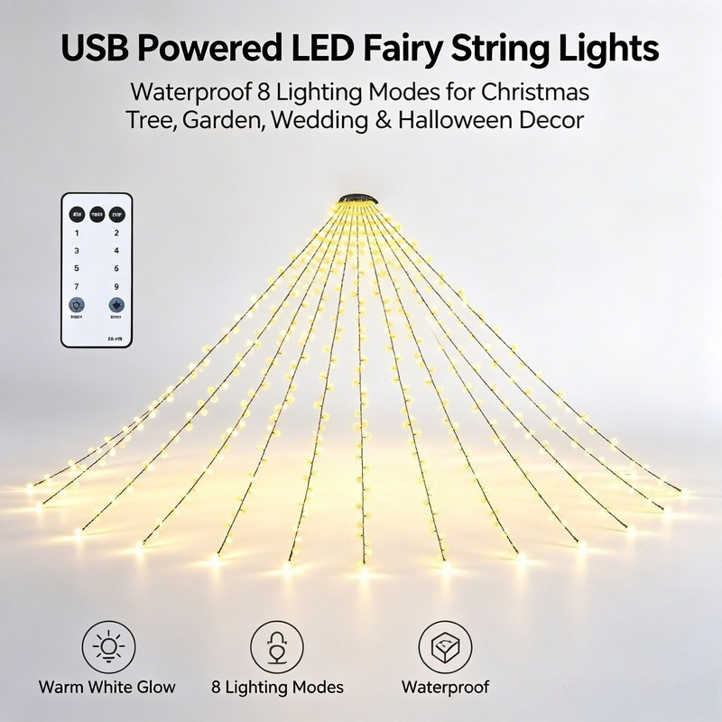 أضواء LED خيطية تعمل بـUSB، إض - مراجعة Wedding Led وسعره