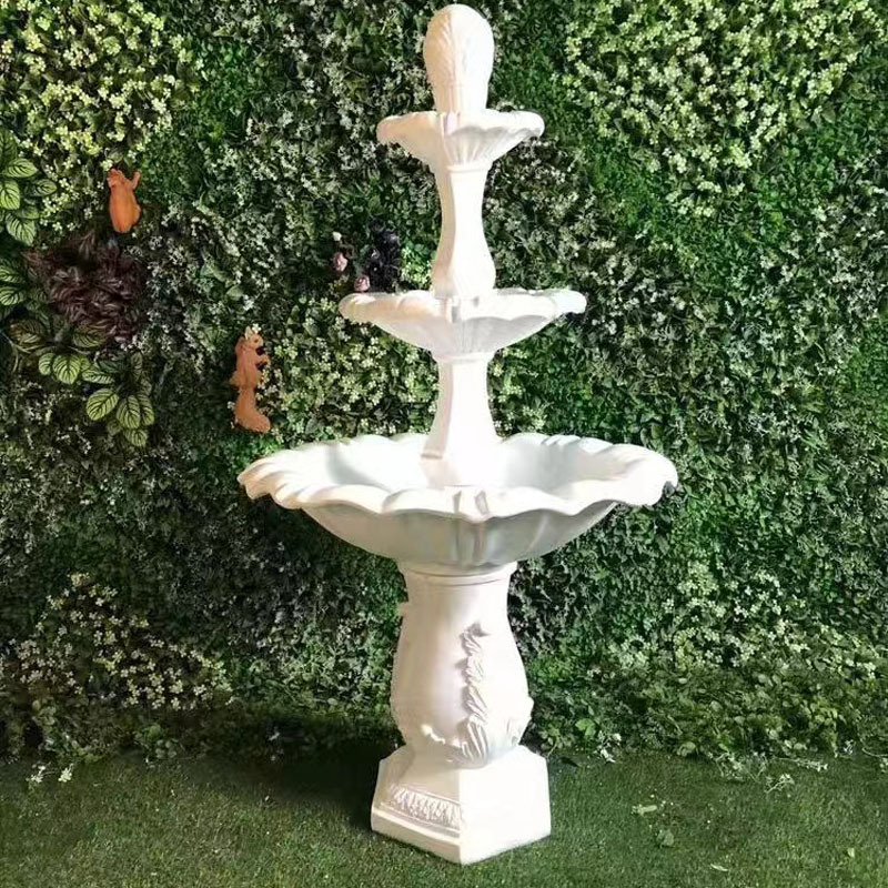 نافورة رقيقة من الألياف الزجاج - مراجعة Wedding Fountain وسعره