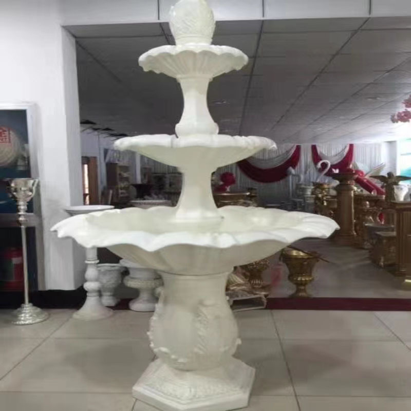 نافورة رقيقة من الألياف الزجاج - مراجعة Wedding Fountain وسعره