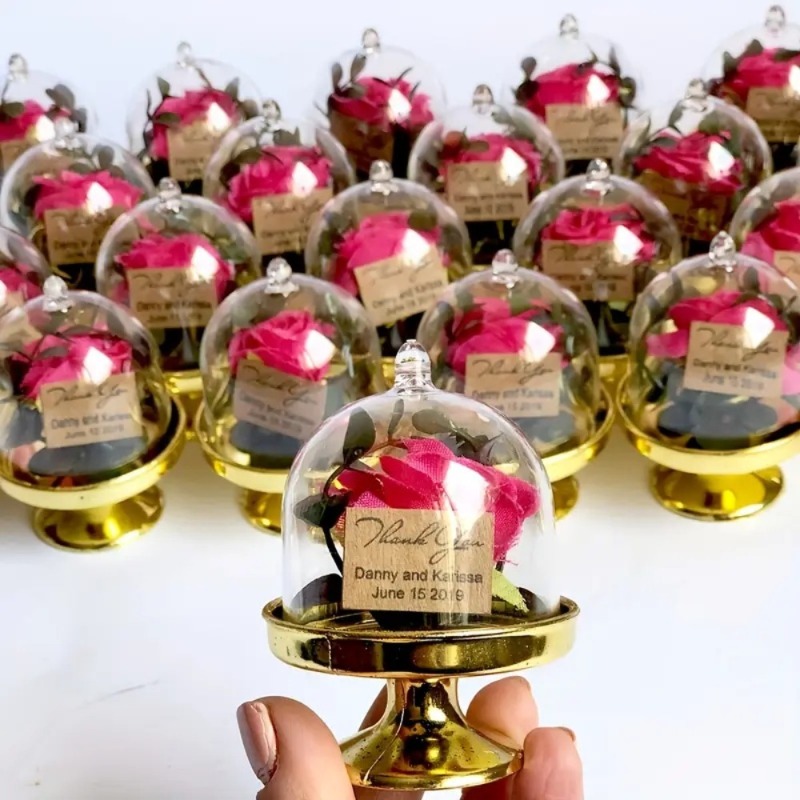 24 قطعة من علب الحلوى البلاستي - مراجعة Wedding Party Supply Store وسعره