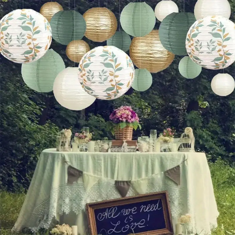 مجموعة تزيين فانوس ورقية من ور - مراجعة Wedding Ceremony Supply وسعره