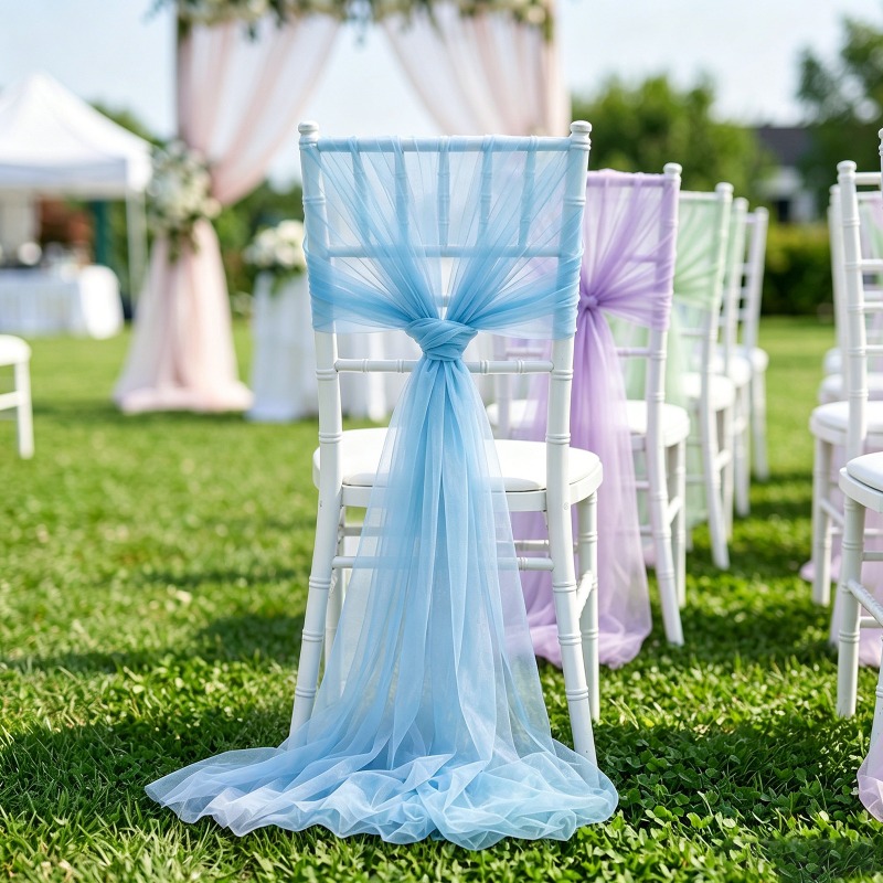 قماش تول سويسري رومانسي لتزيين - مراجعة Wedding Ceremony Supply وسعره