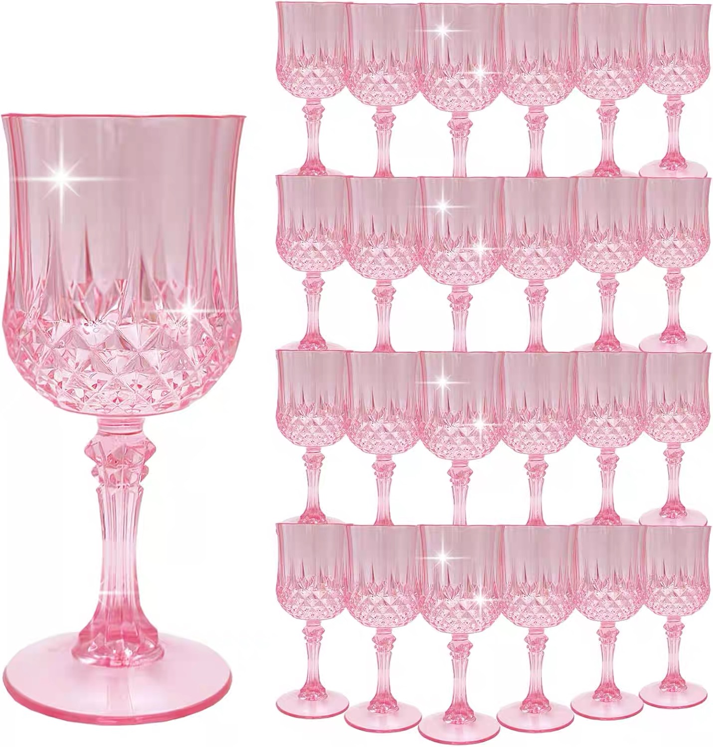 كؤوس شامبانيا أكريليك، أكواب ب - مراجعة Champagne Tower Set وسعره