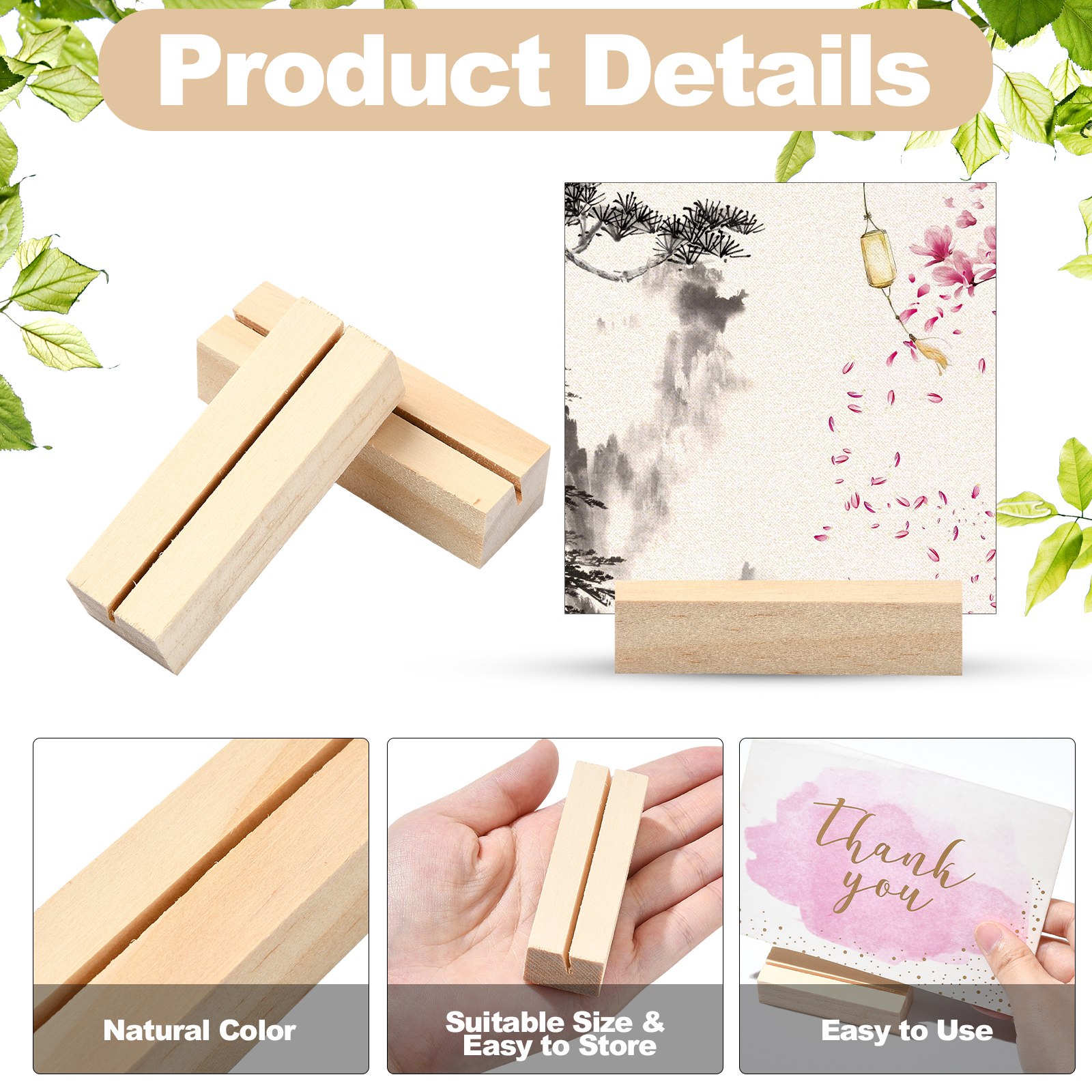 20 قطعة 4 أنماط خشبية مكان حام - مراجعة Place Card Holder وسعره